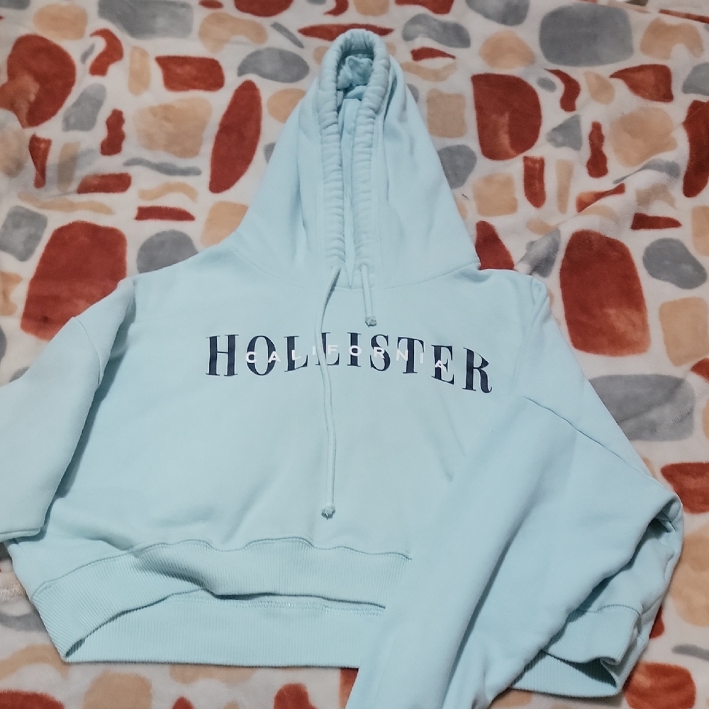 Hollister Blue Sweater Pullover Casual